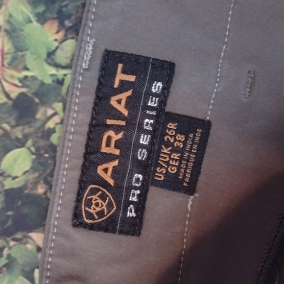 Ariat - women's brown gray pro series riding pants size 26R - Picture 3 of 7